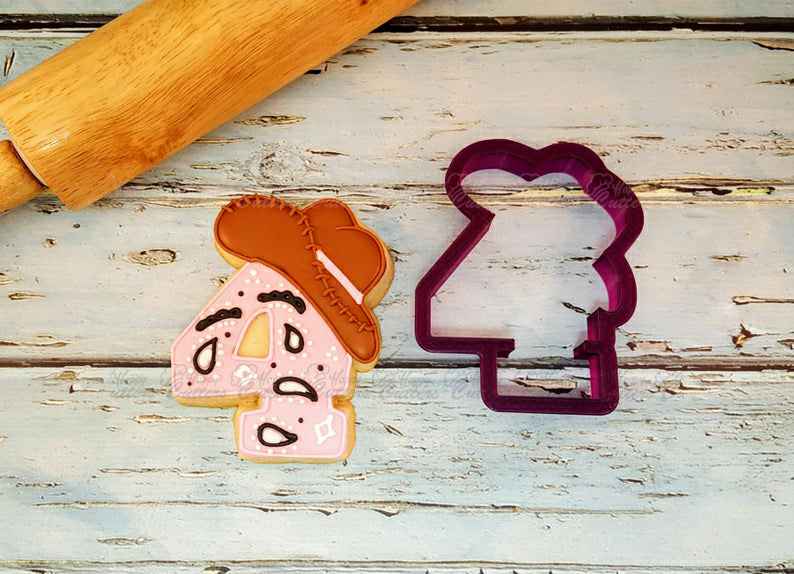 Four or 4 or Fourth Birthday or Anniversary  Number with Cowboy Hat Cookie Cutter or Fondant Cutter and Clay Cutter,
                      cowboy boot cookie, cowboy cookie cutter, cowboy boot cookie cutter, cowboy hat cookie cutter, dallas cowboys cookie cutter, horse cookie cutter, sandwich cutters for toddlers, biology cookie cutters, wedding cookie cutters, dragon ball z cookie cutters, summer cookie cutters, lipstick cookie cutter, making cookie cutters, pampered chef emoji cookie cutters,
                      