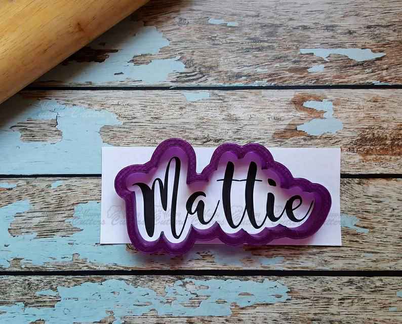 Mattie Hand Lettered Cookie Cutter and Fondant Cutter and Clay Cutter,
                      letter cookie cutters, cursive letter cookie stamp, cursive letter fondant cutters, fancy letter cookie cutters, large letter cookie cutters, letter shaped cookie cutters, sandwich shape cutters, harry potter cookie stencils, ocean themed cookie cutters, dog biscuit cutters uk, mini animal cookie cutters, 6 inch cookie cutter, 4th of july cookie cutters, cookie cutter urban,
                      