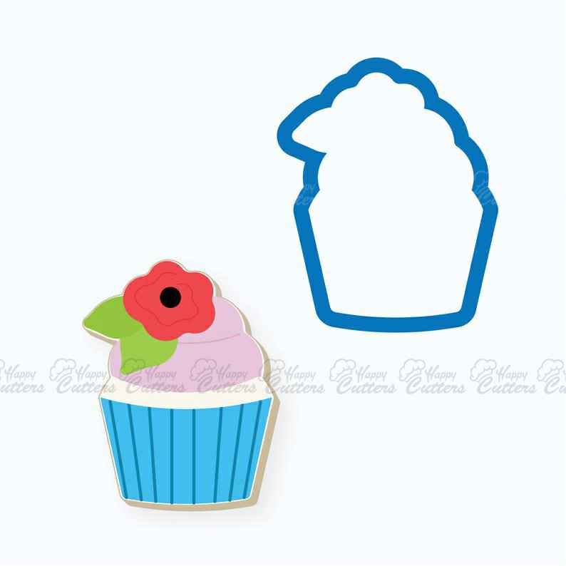 Cupcake with Flower Cookie Cutter | Birthday Cookie Cutter | Cake Cookie Cutter | Mini Cookie Cutter | Valentines Cookie Cutter | FrostedCo,
                      food shape cutters, children's food shape cutters, food cookie cutters, beer mug cookie cutter, beer cookie cutter, beer bottle cookie cutter, dog face cookie cutter, i love you cookie cutter, cookie cutters ireland, bird shaped cookie cutters, 1950s themed cookie cutters, hibiscus flower cookie cutter, bridal cookie cutters, sitting elephant cookie cutter,
                      