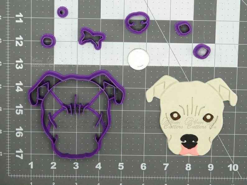 Dog - Pitbull Head  Cookie Cutter Set,
                      dog paw cutter, dog bone cookie cutter, animal cutters, dog cookie cutters, dog shaped cookie, cat cookie cutter, farm animal cookie cutters, boot cookie cutter, sandwich cut outs, octopus cookie cutter, exotic cookie cutters, rolling pin with cookie cutters inside, sand dollar cookie cutter, wedding cookie cutters michaels,
                      