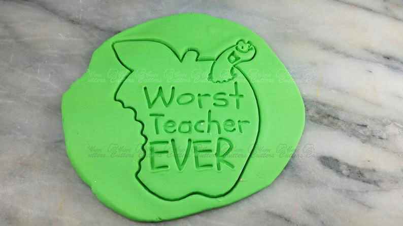 Worst Teacher Ever Cookie Cutter 2-Piece, Stamp & Outline #1 - SHARP EDGES - FAST Shipping - Choose Your Own Size!,
                      graduation cookie cutters, graduation cap cookie cutter, graduation hat cookie cutter, grad cookie cutter, grad cap cookie cutter, graduation cookie cutters michaels, large alphabet cookie cutters, wrestling cookie cutter, southwest cookie cutters, large gingerbread man cookie cutter, shield cookie cutter, vintage car cookie cutter, football cookie cutter hobby lobby, tow truck cookie cutter,
                      