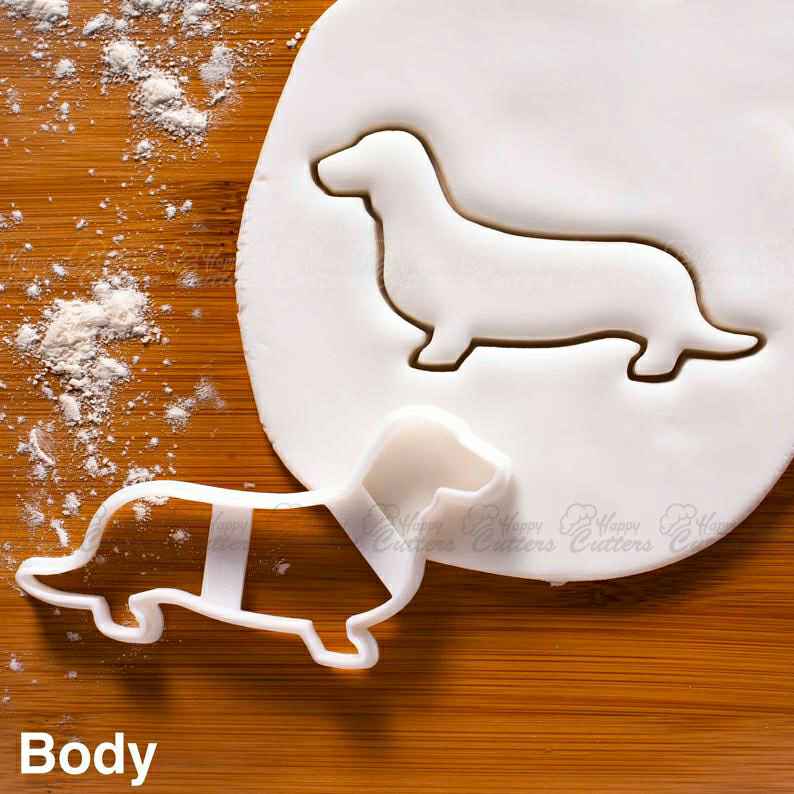 Short Haired Dachshund Body cookie cutter - Cute dog treats for doggy party,
                      dog paw cutter, dog bone cookie cutter, animal cutters, dog cookie cutters, dog shaped cookie, cat cookie cutter, mini metal cookie cutters, jack skellington cookie cutter, magnolia cookie cutter, skate cookie cutter, beaver cookie cutter, best cookie cutters ever, shamrock cutter, harry potter cookie stamps,
                      