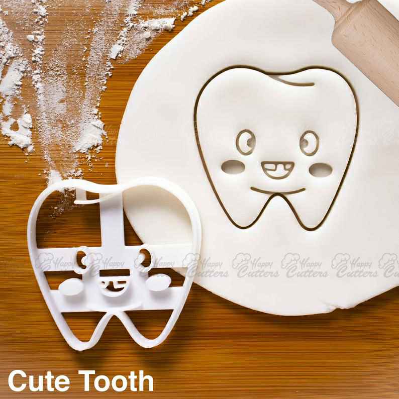 Cute Smiling Tooth cookie cutter | Funny teeth biscuit cutters Gifts for Dentistry student dental science students one of a kind OOAK kawaii,
                      medical cookie cutters, tooth shaped cookie cutter, lips cookie cutter, nurse cookie cutters, stethoscope cookie cutter, syringe cookie cutter, tiny christmas cookie cutters, four leaf clover cookie cutter, eid mubarak cookie stamp, 40 cookie cutter, shield cookie cutter, old cookie cutters, wedding cookie cutter set, small fish cookie cutter,
                      