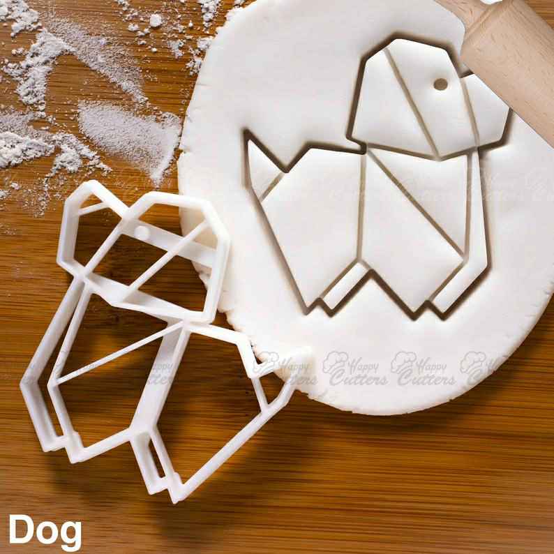 Origami Dog cookie cutter | biscuits cutters | Paper dogs puppy puppies doggy canine breeds | one of a kind ooak,
                      dog paw cutter, dog bone cookie cutter, animal cutters, dog cookie cutters, dog shaped cookie, cat cookie cutter, bone biscuit cutter, ghost cutter, statue of liberty cookie cutter, disney sandwich cutter, large dog bone cookie cutter, slime cookie cutter, fondant cookie cutters, old river road cookie cutters,
                      