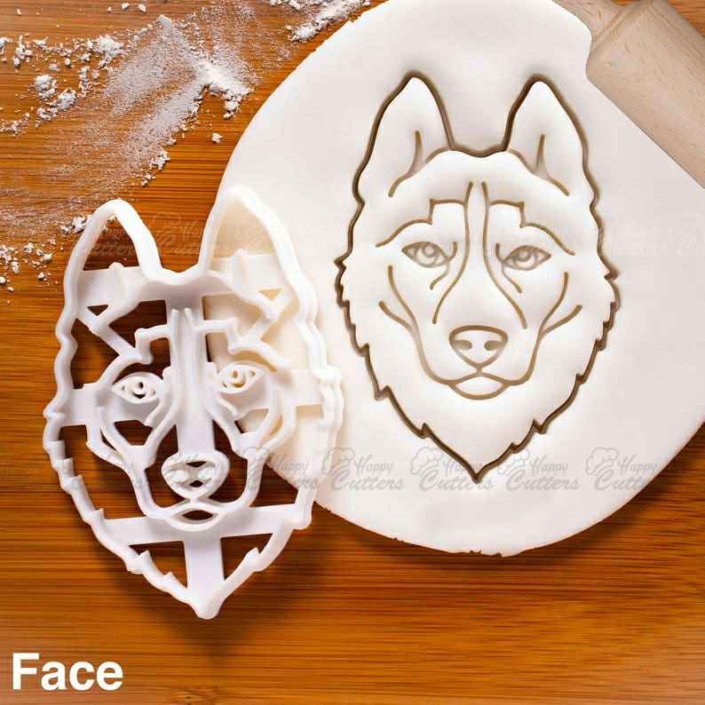 Husky Face cookie cutter|  biscuit cutters arctic sled dog portrait adoption drive Veterinary vet  adopt animal rescue shelter,
                      dog paw cutter, dog bone cookie cutter, animal cutters, dog cookie cutters, dog shaped cookie, cat cookie cutter, apple cookie cutter, merry christmas cookie stamp, merry christmas cookie stamp, lilo and stitch cookie cutters, anchor cutter, spaceship cookie cutter, crown cookie cutter, hammer cookie cutter,
                      