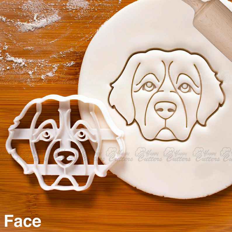 Leonberger Dog Face cookie cutter - Bake cute dog treats for mountain lion doggy party,
                      dog paw cutter, dog bone cookie cutter, animal cutters, dog cookie cutters, dog shaped cookie, cat cookie cutter, little blue truck cookie cutter, forky cookie cutter, bunny shaped cookie cutter, superman cutter, funky cookie cutters, sugarbelle christmas cookie cutters, wildlife cookie cutters, diamond cookie cutter,
                      