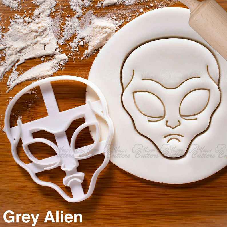 Grey Alien cookie cutter |  biscuit cutters Zeta Reticulans Roswell Greys Grays extraterrestrial ufo paranormal Halloween Party ET,
                      cookie cutters halloween, halloween cutters, halloween biscuits cutters, mini halloween cookie cutters, halloween cookie cutters michaels, halloween cookie cutters uk, 21 cookie cutter, yoga gingerbread cookie cutters, speech bubble cookie cutter, dirt bike cookie cutter, margarita glass cookie cutter, bunny cookie cutter michaels, oreo cookie cutter, vintage christmas cookie cutters,
                      