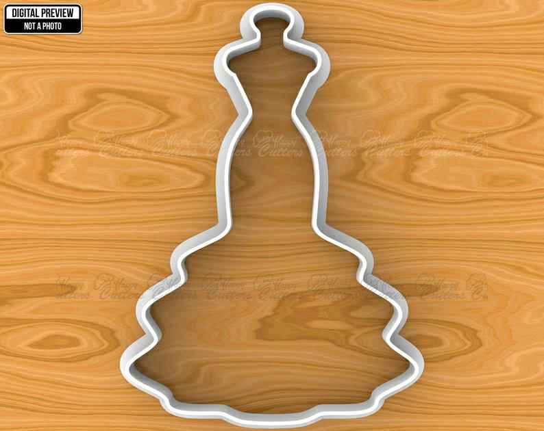 Wedding Dress Cookie Cutter, Selectable sizes, Sharp Edge Upgrade Available SKU1510,
                      wedding cookie cutters, wedding dress cookie cutter, wedding cake cookie cutter, wedding cookie stamp, wedding ring cookie cutter, wedding bell cookie cutter, margarita glass cookie cutter, mini pie crust cutters, custom cookie stamp, olaf cookie cutter, xbox controller cookie cutter, 3d christmas cookie cutters, heart shaped cookie cutter, fred cookie cutters,
                      