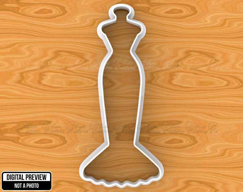 Wedding Dress Cookie Cutter, Selectable sizes, Sharp Edge Upgrade Available SKU1135, wedding cookie cutters, wedding dress cookie cutter, wedding cake cookie cutter, wedding cookie stamp, wedding ring cookie cutter, wedding bell cookie cutter, truck cookie cutter michaels, number 2 cookie cutter, shield cookie cutter, truly mad plastic, beyblade cookie cutter, giant cookie cutters uk, sweet sugar belle cookie cutters, 50th birthday cookie cutters, happy cutters, best cookie cutters