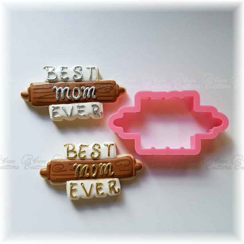 Mother's Day Best Mom Ever Rolling Pin Cookie Cutter,
                      mom cookie cutter, mother's day cookie cutters, father's day cookie cutters, father's day, mother's day, father's day fondant cutters, rocking horse cookie cutter, donald duck cookie cutter, coco cookie cutters, wilton copper cookie cutters, shakespeare cookie cutter, small flower cookie cutter, snowflake cutters, lakeland snowflake cutters,
                      