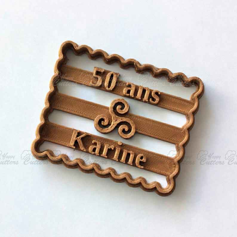 Custom Name and triskel Petit-Beurre cookie cutter - French cookie cutter name, Custom cookie cutter, Personalized cookie cutter,
                      custom, custom cookie cutters, custom fondant cutters, custom made cookie cutters, custom cookie stamp, custom metal cookie cutters, personalized wedding cookie cutters, elsa cookie cutter, snoopy cookie cutter, bunny face cookie cutter, mexican cookie cutters, cow face cookie cutter, christmas cookie cutters michaels, under the sea cookie cutters,
                      