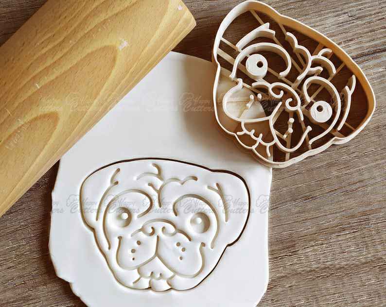 Pug Puggy Dog Cookie Cutter Pastry Fondant Dough Biscuit,
                      dog paw cutter, dog bone cookie cutter, animal cutters, dog cookie cutters, dog shaped cookie, cat cookie cutter, chili pepper cookie cutter, lakeland dinosaur cookie cutters, sweet sugarbelle animal cutters, letter m cookie cutter, cut it out cookie cutters, smiley face cutter, baby biscuit cutters, turkey cookie cutter michaels,
                      