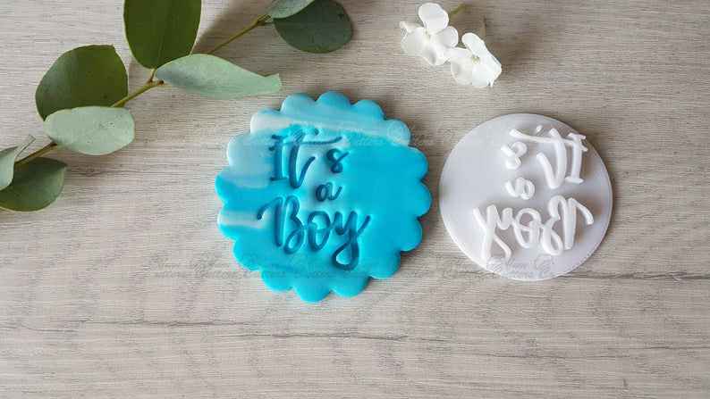 It's a Boy Embosser Stamp | Cupcake Cookie Stamp | New Baby celebration gift | Gender reveal cookies biscuits | Baby Shower,
                      baby shower cutters, baby shower cookie cutters, baby shower fondant cutters, baby shower cutter, boss baby cookie cutter, baby themed cookie cutters, mini heart cookie cutter, gingerbread man cookie cutter walmart, gingerbread house cookie cutters, baby rattle cookie cutter, giant cookie cutters, mini shape cutters, cookie cutters, feather cookie cutter,
                      