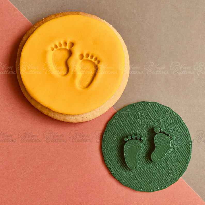 Baby Feet Fondant Icing Embosser Stamp for Cookies, Biscuits & Cakes for Baby Shower,
                      baby shower cutters, baby shower cookie cutters, baby shower fondant cutters, baby shower cutter, boss baby cookie cutter, baby themed cookie cutters, square plaque cookie cutter, mermaid tail cutter, bubble guppies cookie cutters, peanut shaped cookie cutter, large biscuit cutter, 4 foot gingerbread cookie cutter, 4 round cookie cutter, holiday cookie stamps,
                      