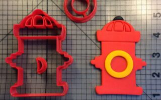 fire hydrant cookie cutter