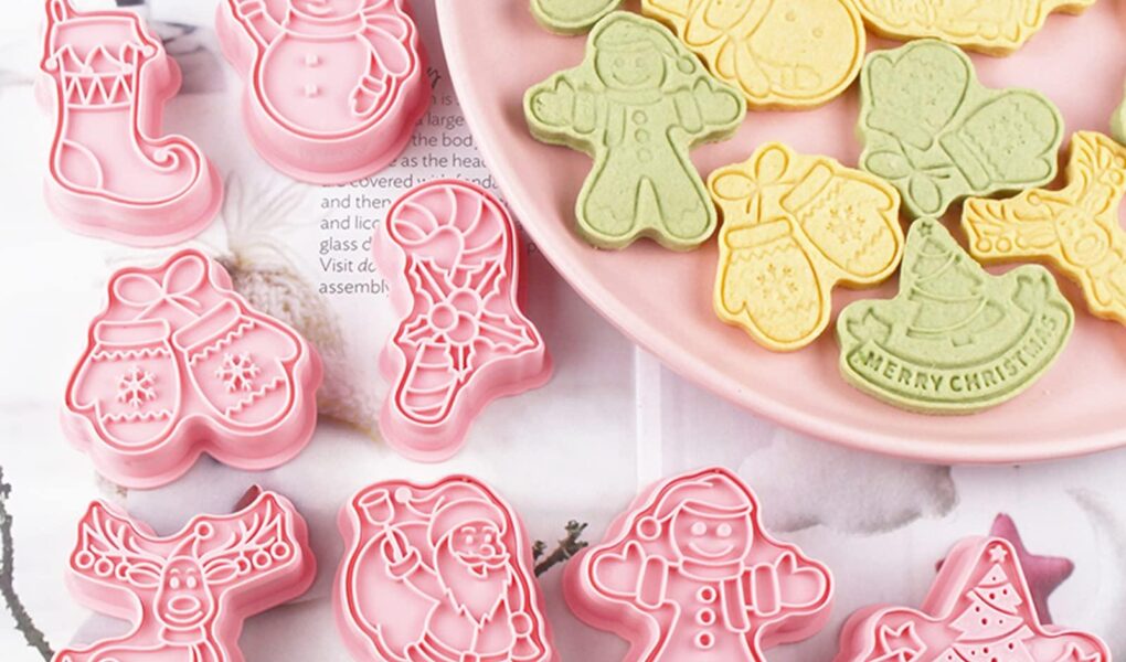 christmas cookie cutters plastic