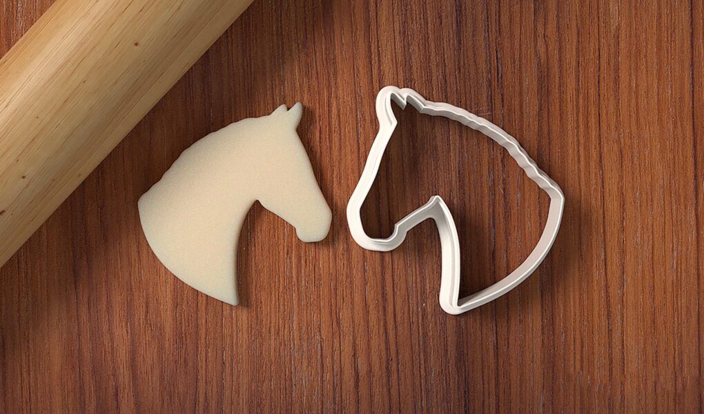 horse fondant cutter