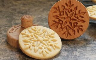 snowflake cookie stamp