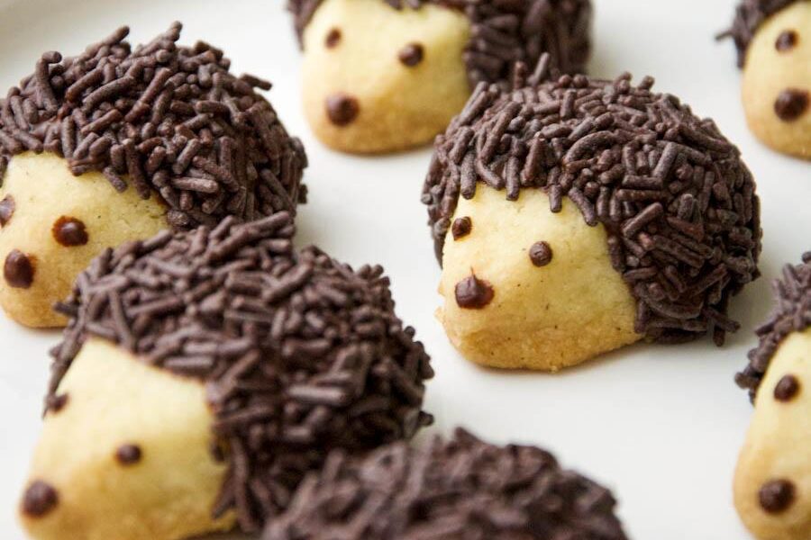 hedgehog cookie