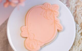 floral cookie stamp