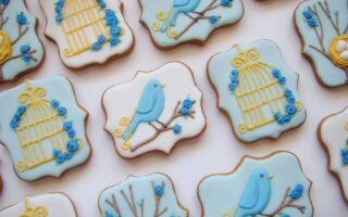 blue bird cookies