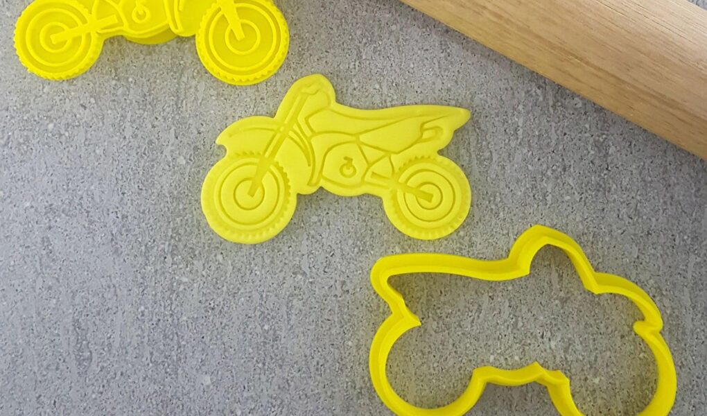 dirt bike cookie cutter