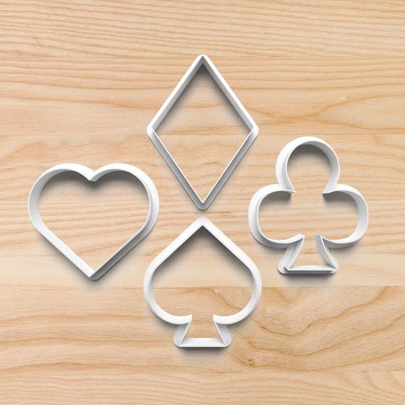 playing card cookie cutters