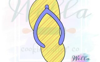 flip flop cookie cutter