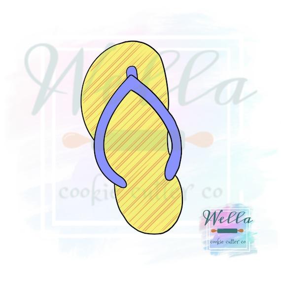 flip flop cookie cutter