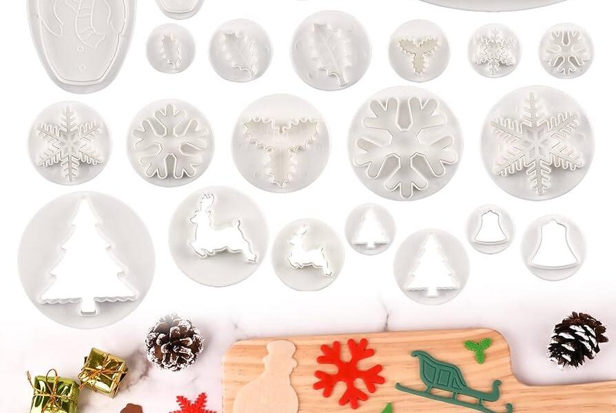 christmas fondant cutters