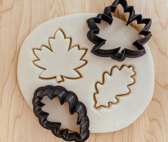 mini leaf cookie cutter