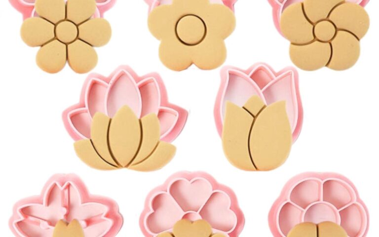 mini flower cookie cutters