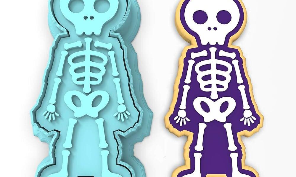 skeleton cookie cutter