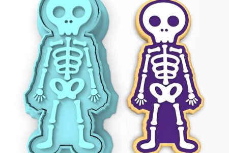 skeleton cookie cutter