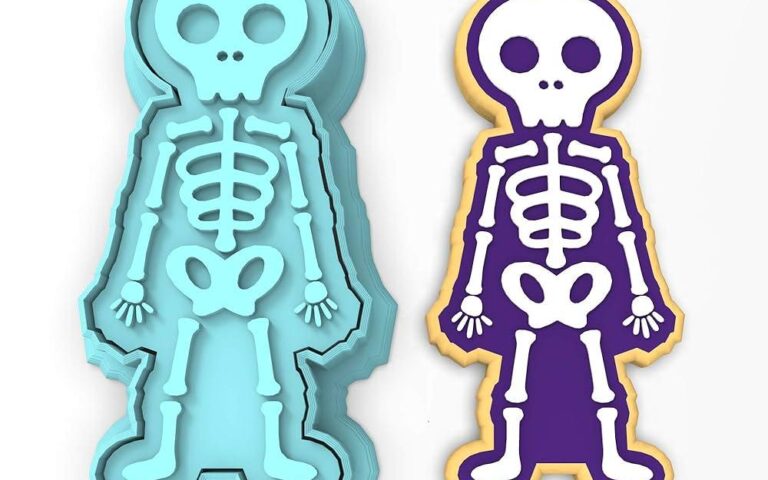 skeleton cookie cutter