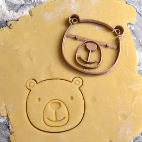 bear head cookie cutter