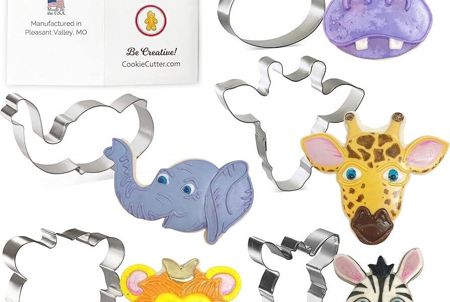 safari animal cookie cutters