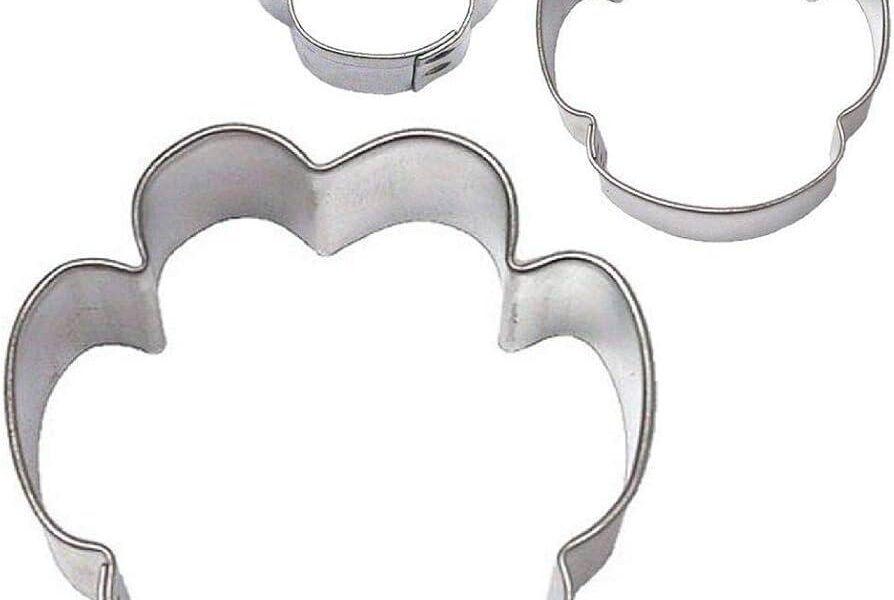 tiger paw cookie cutter