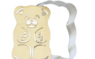 teddy bear cookie cutter and stamp