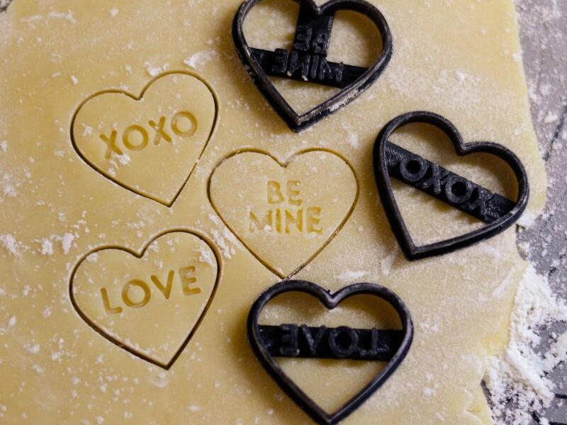 love heart cookie cutter