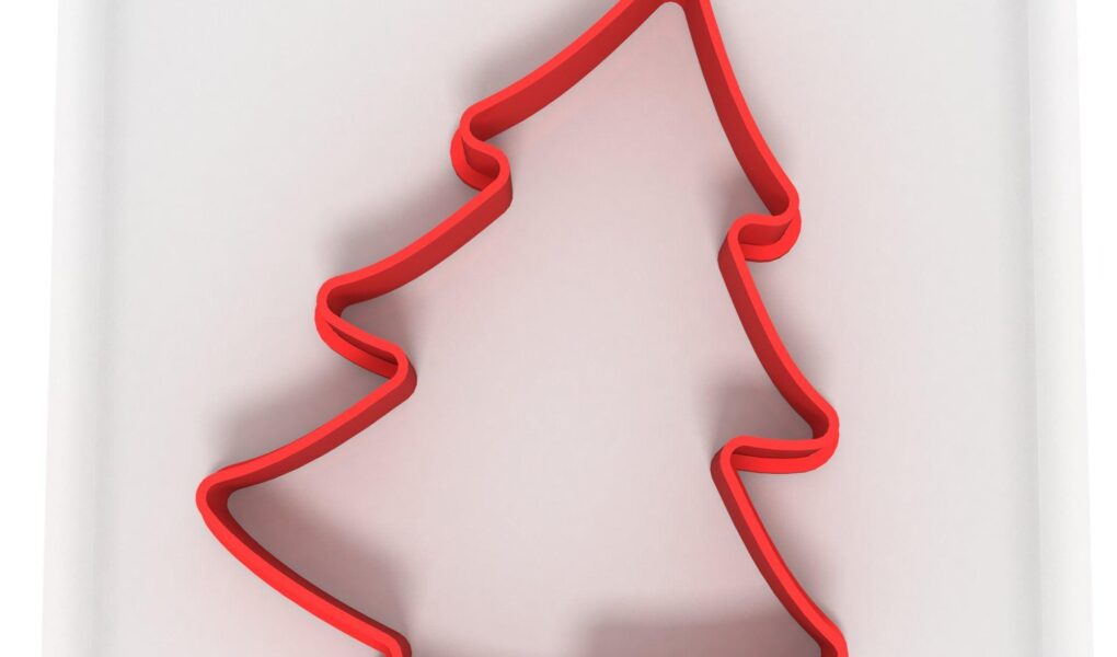 plastic christmas tree cookie cutter bulk