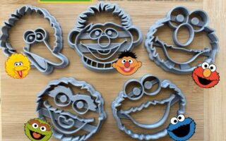 sesame street cookie cutters